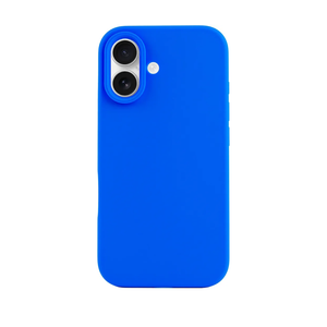 for iPhone 17 Genuine Liquid Silicone Case, Stain-Resistant, Heavy Duty Shockproof, Premium Minimalist Classic Basic Matte Phone Case Slim Fit Cover, 6.3" Screen 2025, Bright Blue - Royal Blue