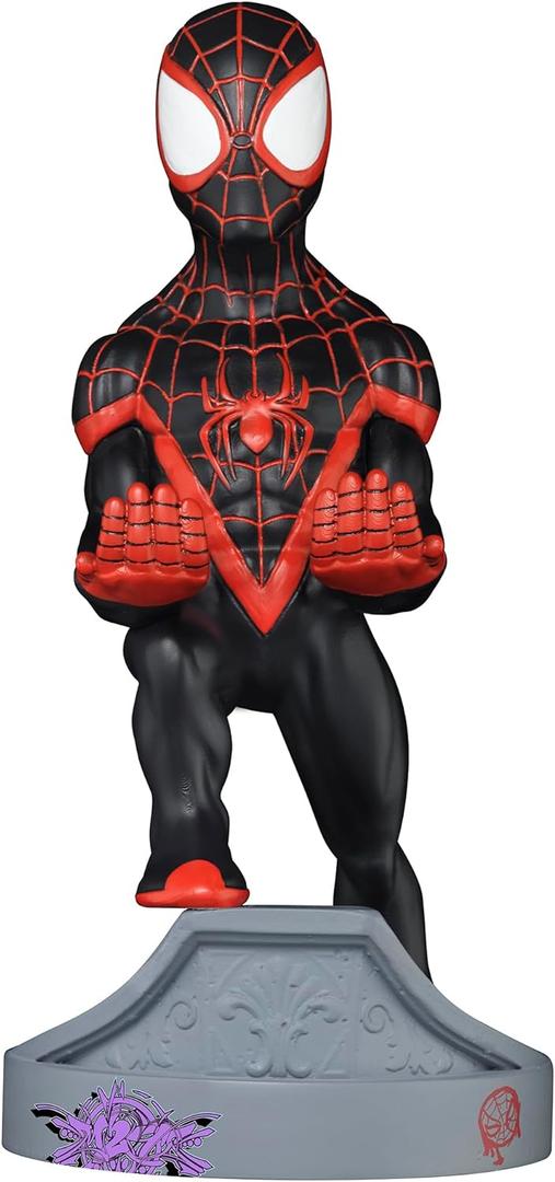 Exquisite Gaming Cable Guy - Marvel Spiderverse: Miles Morales Spiderman - Charging Controller and Device Holder - Toy - Xbox 360