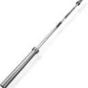 CAP Barbell Olympic Bar, Bronze Bushings, Chrome, 51.75''