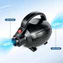 iLink-outer Electric Air Pump for Inflatables-600W-110-120V AC High Power Quick Inflation and Inhalation-Portable air Pump 4 nozzles-Suitable for Pool Toys,Gymnastics Mat,Dog Floating Ramp,Gymnastics