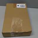 Briwooody 27 ft Long Christmas Wood Bead Garland 3 Pcs 9 ft Wood Christmas Tree Garland Decoration Vintage Beaded Garlands for Xmas Wedding Holiday Farmhouse Home Boho Decor (Gold)