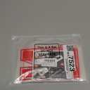 WILLBOND 24 Pcs Iron on Numbers, Jersey Heat Transfer Numbers 0 to 9 for Team Uniform T-Shirt Football Basketball Baseball(Rose Red with White Border,8 Inch)