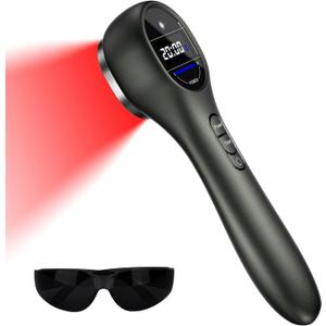 Red Light Therapy Device for Body, Near Infrared Light for Joint Muscle PainReIief with LED Display (3 x 808nm +14 x 650nm)