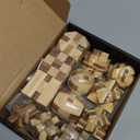 VolksRose 12pcs Wooden Brain Teaser Puzzles, IQ Challenge Puzzle Games, Logic Smart Mind Puzzle Box Lock Toy Removing Assembling 3D Small Puzzle Gift Set for Adults Teenagers Kids, 1.8inch 4.5cm