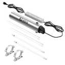 HQUA-TWS-121 120V 55W 12GPM 1“ MNPT Inlet/Outlet, Whole House Ultraviolet Water Purifier Filter, + 1 Extra UV Bulb, + 1 Extra Quartz Sleeve