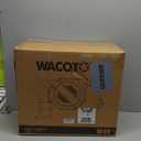 Retractable Garden Hose Reel 5/8 in x 100 ft Professional Metal Bracket & 9-Pattern Metal Nozzle UV Resistant Brass Fitting Heavy Duty Wall Mount Any Length Lock Slow Retraction 180° Swivel