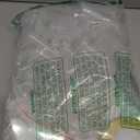 Jutieuo 100Pcs Single Rose Sleeve with Water Tube 100Pcs, Clear Plastic Single Flower Bag with Ribbon for Valentine's Day Gift Wrapping and Packaging, Florist Supplies