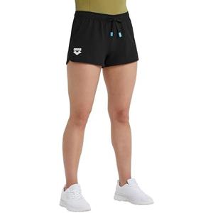 ARENA Women's Team Solid 100% Polyester Athletic Shorts with Side Pockets and Drawstring (Small)