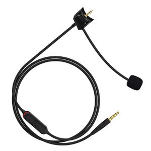 QC35 Boom Microphone Compatible with Bose QuietComfort 35 II (QC35 II) & QuietComfort 35 (QC35) Headphones, Boom Microphone Cable with Mute Switch for PS4, PS5, Xbox One, PC, 4ft