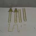 Christmas Card Holder with Over Door Hooks 23.62 Inches Christmas Metal Hanging Picture Display Decorative Wall Photo Display for Window Xmas Tree Decorations Ornament