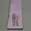 Wireless Keyboard, Round Keycaps, Retro Typewriter Keyboard with Detachable Wrist Rest, Sleep Mode, Foldable Legs, 2.4GHz Full-Size Cordless Computer Keyboard for Windows/PC/Laptop (Colorful-Purple)