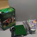 Battle Golf Game - Dual-Sided Mat, Realistic Course Design & Scoring System, Adjustable Height Clubs - Thick Grass-Like Chipping Mat for Indoor/Outdoor Family Golf Activity