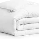 UGG Danielle Full/Queen Comforter Duvet Insert Cooling Lightweight Down Alternative Hypoallergenic Washable Quilted Fluffy Comforter Blanket with Corner Tabs for Duvet Cover, Full/Queen, Bright White