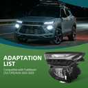 Yunnergo Headlight Assembly Compatible with Trailblazer 2021-2023 GM2502520