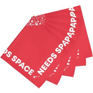Max and Neo Dog Bandanas - We Donate 1 for 1 to Dog Rescues for Every Product Sold (5 Pack, Needs Space) (Red)