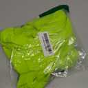 Artfish Women Long Sleeve Turtleneck Crop Top Mock Neck Tight Fitted Shirts Neon Lime Rave 80s XL