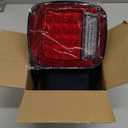 Tail Lights Assembly Replacement for 1979-2006 Wrangler TJ YJ CJ5 CJ7 Red Square Rear Combination Tail Lamps with Passenger and Driver Side Marker Stop Turn Signal Brake Lights DOT Certified, 2Pcs