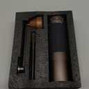 L6 Manual Coffee Grinder with Straight Handle, Hand Coffee Grinder for Espresso, Moka, Drip, French Press with External Adjustment Ring, Precision-Consistent Stainless Steel Conical Burr