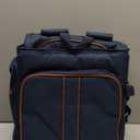 Picnic Backpack for 4,Picnic Basket Set,Leakproof Picnic Bag,Beach Cooler Backpack with Insulated Cooler Wine Pouch,Picnic Blanket, Double Deck Picnic Backpack for Beach,Camping,Park(Navy Blue)