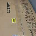 Rubbermaid Commercial Products 2-Shelf Utility/Service Cart, Medium, Flat Shelves, Ergonomic Handle, 500 lbs. Capacity, Ideal for Warehouse/Garage/Cleaning/Manufacturing