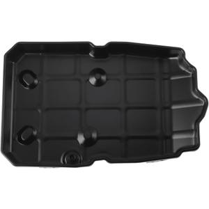 No.2222700512 Engine Oil Pan Oil Pan Sump Transmission Oil Pan for Mercedes-Benz E350 2000-2017 Aluminum Alloy Black