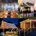 Heceltt 1140 LED 449 FT String Lights Outdoor, 8 Modes Easter Lights Plug in, IP44 Waterproof Led String Lights with Timer and Memory for Easter Yard Party Garden Decorations (Multicolor)