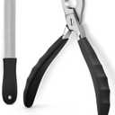 Heavy Duty Dog Nail Clippers -Cuts Thick Nails Like ButterUpgraded Large Opening Professional Toenail Trimmer Razor Sharp Blade for Medium to Giant Breed (Black)