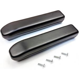 Arm Rest for Electric Mobility Scooters,10" Polyurethane Armrest Pad,W/Hardware,3-1/2" & 5-1/2" Hole Spacing,for Go-Go, Jazzy, Pride Electric Scooter,ARM153519,1Pr Black, pack Of 2