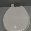 Mayfair Cassel Slow Close Toilet Seat, Easy Clean, Non Slip Premium Wood Seat, Easy Install, Made in USA, Round, Biscuit