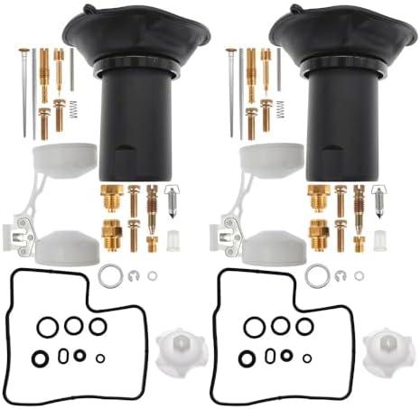 2 Pcs Carburetor Rebuild Kits Replacement for Honda VT1100C Shadow Spirit 1997 1998 1999-2005 Carb Repair kit with Float