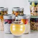 Operitacx 10pcs Reusable Christmas Booze Balls Ornaments, Clear Christmas Ornaments Balls with Lids, Clear Fillable for s Party Decor