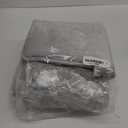 Genteele Memory Foam Bath Mat Non Slip Absorbent Super Cozy Velvet Bathroom Rug Carpet (22 inches X 36 inches, Silver)