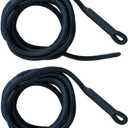 2 PCS Pilates Reformer Pull Rope Parts, Pilates Reformer Ropes Replacement Strap, Suitable for Home Studio use of Yoga Fitness Equipment, Pilates core Bed Accessory Yoga Strap.