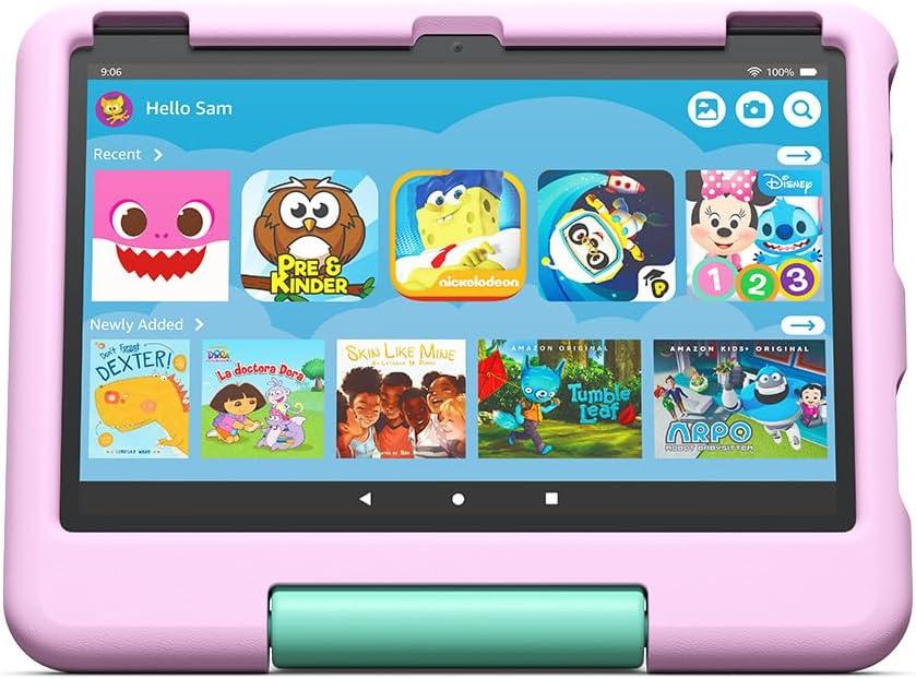 Amazon Kid-Proof Case for Fire HD 10 tablet (Only compatible with 13th generation tablet, 2023 release) - Pink