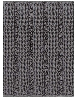 Turquoize Bathroom Rugs Shaggy Chenille Bath Rug Non Slip Thick Shaggy Bath Mats for Bathroom Chenille 1-Piece Bath Mat Set, Soft Super Absorbent Shower Rug Washable Mats, 17"x24", Taupe