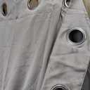 Blackout Curtains for Bedroom and Living Room, 2-Piece Set with Grommets, 94"×52"(W*L), Grey 