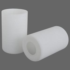 2 Pack White Frosted Spiral Textured Glass Shade, Cylinder Light Fixture Replacement Globe or Cover with 1-5/8-Inch Fitter for Chandelier Wall Sconce Pendant Light, G0071