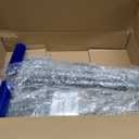 Edger Lawn Tool 41in Border Edger with Tempered Spring Steel Blade Long Rubber Handle Wide Footplate Rustproof Manganese Steel Half Moon Edger for Garden Maintenance