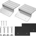 Salcod Aluminum Ramp Top Kit, 2" 8" Heavy Duty Loading Ramp Ends for Truck, Motorcycle, Lawn Mower, and ATV, 700 lbs Capacity Per Ramp