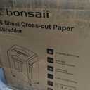 Bonsaii Paper Shredder, 18-Sheet 60-Minutes Shredder for Office Heavy Duty Cross-Cut Shredder with 6 Gallon Pullout Basket 4 Casters(C149-C)