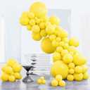 PartyWoo Yellow Balloons 85 pcs Different Sizes of 18 12 10 5 Inch Matte Light Yellow Latex Balloon Arch Kit Garland for Easter Bee Baby Shower Sunflower Birthday Graduation Decorations Yellow-Y55