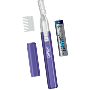Pack Of 6 1004Wahl Clean & Confident Female Battery Pen Trimmer with Rinseable Blades for Eyebrows, Facial Hair, & Light Grooming- Hygienic Grooming & Easy Cleaning with Battery Included - Model 5640-1003917564019