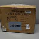 WeHwupe Toilet Rails - Toilet Safety Rail for Elderly Adults - Adjustable Bathroom Toilet Handles - Toilet Safety Frame & Rails - Toilet Grab Bars for Senior, Handicap & Disabled, Fits Most Toilets