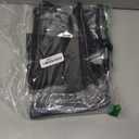 Vorspack Clear Backpack Heavy Duty PVC Transparent Backpack with Reinforced Strap Stitches & Large Capacity for College Workplace Security - Black