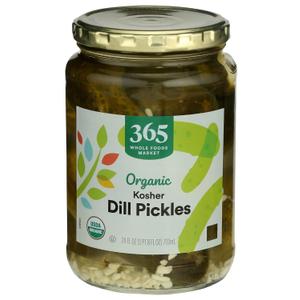 365 by Whole Foods Market, Organic Kosher Dill Pickles, 24 fl oz
