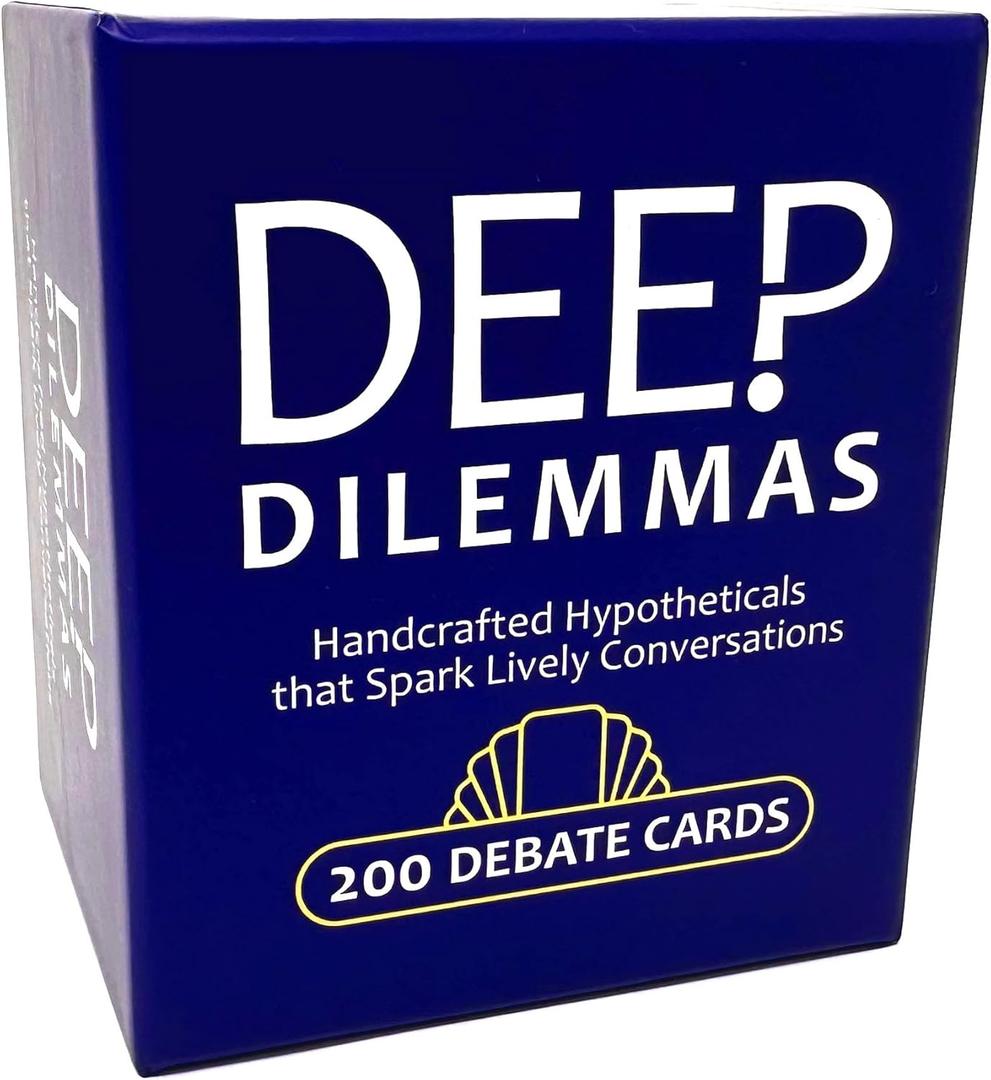 2 x Conversation Cards for Ridiculous Debates & Better Relationships for Couples, Friends, & Family. 200 'Would You Rather' Ice Breakers - Adults 16+