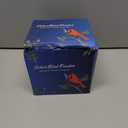 Solar Bird Feeder for Outdoors Hummingbird Solar Lanterns Metal Waterproof Outside Wild Bird Feeders Birthday Gifts for Women Mom Grandma Outdoor Hanging Garden Decor Lights for Yard, Patio