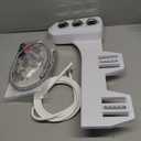 Hibbent Bidet Attachment for Toilet, Self Cleaning Dual Nozzle, Hot & Cold Water Spray Non-Electric Mechanical Bidet Toilet Seat for Rear or Female Washing Sanitizing, Adjustable Water Pressure, White