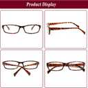 Kerecsen Reading Glasses 5 Pairs Fashion Ladies Readers Spring Hinge with Pattern Print Eyeglasses for Women (Mix Color -4, 2.25)