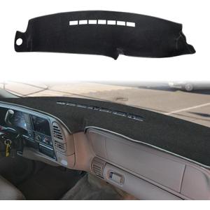 POSAID Dash Cover for 1997-2000 Chevy Chevrolet Silverado/GMC Sierra C1500 C2500 C3500 K1500 K2500 K3500, Dashboard Cover for 1997-1999 Chevy Tahoe/GMC Yukon, for 1999-2000 Cadillac Escalade, Black